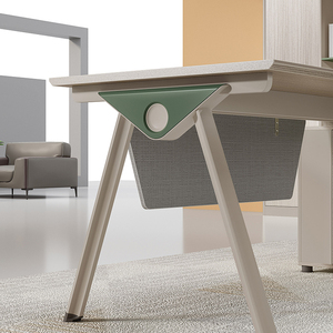 Bureau de direction moderne <span class=keywords><strong>Table</strong></span> de directeur de patron Bureau en L direct d'usine avec armoire latérale - Product Image 3