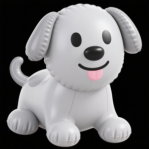 Dessin animé <span class=keywords><strong>gonflable</strong></span> <span class=keywords><strong>piscine</strong></span> flotteur PVC Animal jouet avec pour <span class=keywords><strong>chat</strong></span> chien mouton cochon autres animaux amusants en plein air - Product Image 2