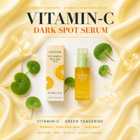 Sérum Vitamine C à la Centella en Gros Marque Blanche Correcteur Taches Brunes Hydratant Éclaircissant Soin Visage Essence OEM ODM
