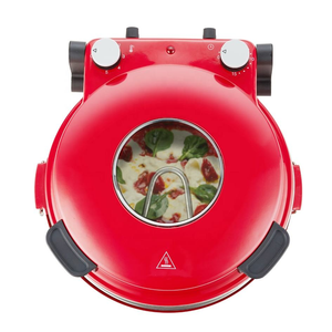 Superventas, Control <span class=keywords><strong>de</strong></span> temporizador negro y rojo, fabricante <span class=keywords><strong>de</strong></span> pizza pequeño antiadherente automático <span class=keywords><strong>de</strong></span> 420 grados para mesa - Product Image 1
