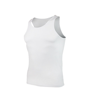 Débardeur de sport pour homme à haute élasticité, style <span class=keywords><strong>NBA</strong></span>, séchage rapide, respirant, pour l'entraînement au basketball, sans manches, avec logo personnalisé - Product Image 4
