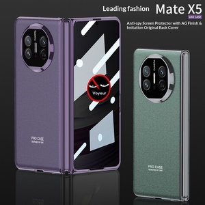 เคสโทรศัพท์แบบพับได้สำหรับ Huawei Mate X5 วัสดุ PC ดีไซน์เรียบหรู เคลือบผิวด้วยไฟฟ้า <span class=keywords><strong>AG</strong></span> <span class=keywords><strong>Phantom</strong></span> ป้องกันรอบด้าน - Product Image 2