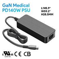 Alimentation médicale USB C PD 140W certifiée IEC60601 EN60601 UL pour moniteur médical et dispositifs médicaux Cypress PD3.1