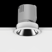 Spot LED encastré rond dimmable 5cct 7w 12w 20w 30w 50w pour supermarché, bureau, hôpital, maison - Stock local