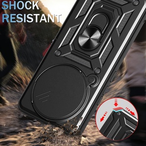 เคสสำหรับ Xiaomi Redmi Note 14 <span class=keywords><strong>Pro</strong></span> Plus 5G Redmi Note 14 <span class=keywords><strong>Pro</strong></span> 13 <span class=keywords><strong>Pro</strong></span> 4G 12 11  แบบเลื่อนปิดกล้อง พร้อมวงแหวนตั้ง  ป้องกันแรงกระแทก - Product Image 4