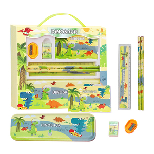 Set di Cancelleria Premium a Tema Dinosauri di Alta Qualità, Kit Regalo per Forniture Scolastiche per Bambini e Bambine, Regalo Educativo di Compleanno - Product Image 1