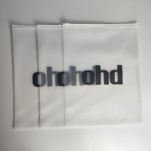OEM logotipo personalizado impreso biodegradable polipropileno EVA reutilizable Ziplock bolsa de <span class=keywords><strong>correo</strong></span> en relieve bolsas de plástico para calcetines de embalaje - Product Image 2