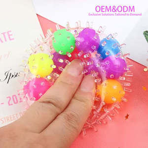 Jincan 6cm TPR mano pellizco juguete para apretar Bola de <span class=keywords><strong>uva</strong></span> Thorn Ball descompresión ventilación Fidgeting herramienta de alivio regalos para niños en fiestas - Product Image 3