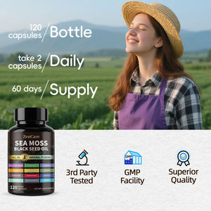 อาหารเสริมสมุนไพรแคปซูลดิบมอสทะเลมอสเมล็ดสีดำแคปซูล Ashwagandha มังสวิรัติ00 - Product Image 6