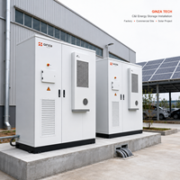 Kabinet Pendingin Udara GIC-215KPF 215.04kWh dengan BMS dan Proteksi Kebakaran untuk Penggunaan Pabrik Sistem Penyimpanan Baterai Surya Komersial