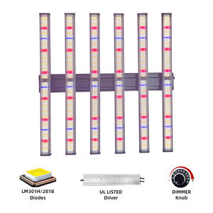 Samsung lm301h lm281b + 6 ברים עם ספקטרום מלא dmmable הוביל לגדול אור 500w - Product Image 4