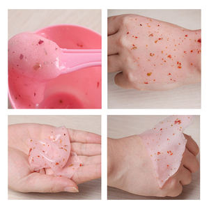 Marque privée Rose Gel soins <span class=keywords><strong>du</strong></span> <span class=keywords><strong>visage</strong></span> 500g masque hydratant blanchissant Anti-rides cristal poudre vitamine C masque Peel-Off pour le <span class=keywords><strong>visage</strong></span> - Product Image 2