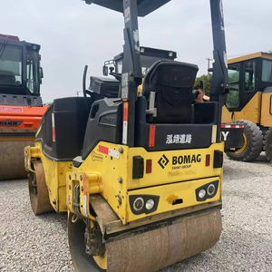 Rodillo compactador Bomag BW120AD-5 usado de 3, 4 y 5 toneladas, mini rodillo de carretera de alto rendimiento, compactador pequeño Bomag - Product Image 1