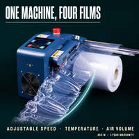 Machine à coussins d'air industrielle pour l'emballage en entrepôt d'expédition e-commerce 110-220V Largeur 20-60cm 28m/min Gonfleur de coussins d'air