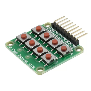 Bàn phím 2x4 Bàn phím 4x2 8 nút ấn v1.00 Bàn Phím Ma trận bàn phím nút AVR PIC 2*4 mô-đun AVR PIC mới - Product Image 2