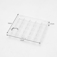 29646 boîte à canette Machine organisateur de canette Transparent 25 fentes bobines vides bobines boîte couture artisanat boîtier en plastique