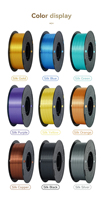 Filamen Printex Silk PLA 1.75mm 1KG Kilap Tinggi Berkilau Filamen Printer 3D Warna Cerah Bahan Cetak Halus untuk Printer FDM