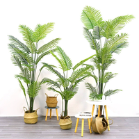 Plantes artificielles, arbre décoratif pour la maison, bonsaï, plantes en plastique, pots, aménagement paysager, plantes artificielles modernes, palmier d'intérieur