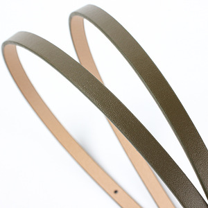 Ceinture fine en similicuir PU avec boucle ardillon 80-100cm pour femme, style coréen, ceinture simple en faux cuir, collection Printemps 2025 - Product Image 1