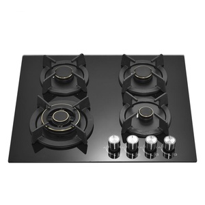 Cuisinière à gaz 4 brûleurs de qualité supérieure avec accessoires – Table de cuisson à gaz 4 feux - Product Image 6