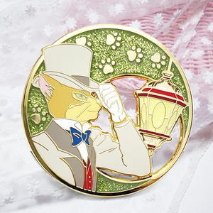 Pins <span class=keywords><strong>de</strong></span> solapa personalizados <span class=keywords><strong>de</strong></span> metal chapado en <span class=keywords><strong>oro</strong></span> con esmalte duro, diseño propio, económicos, estilo antiguo, moderno, lindo, con forma <span class=keywords><strong>de</strong></span> <span class=keywords><strong>huevo</strong></span>, logotipo personalizado, Feng Shui - Product Image 1