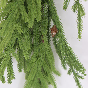 Guirnalda de <span class=keywords><strong>Araucaria</strong></span> de Navidad de vid de PVC Artificial al por mayor de 122cm Flores decorativas, coronas y plantas Flores y Plantas secas - Product Image 4