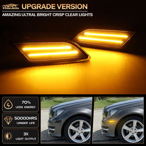 Nuevas Luces Laterales LED Blancas FetonAuto para Mercedes-Benz Clase C W204 C250/C300/C350/C63 AMG 2012-2014 con 1 Año de Garantía - Product Image 4