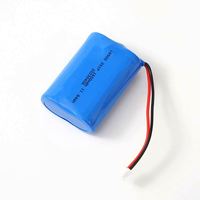 Nouveau 7.4v 2000mah 18650 batterie externe batterie lithium-ion cylindrique avec étui
