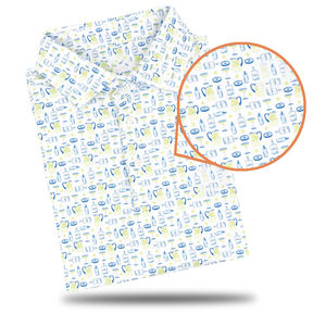 Polo holgado para hombre con logotipo personalizado sublimación poliéster Spandex deportes Golf desgaste - Product Image 3