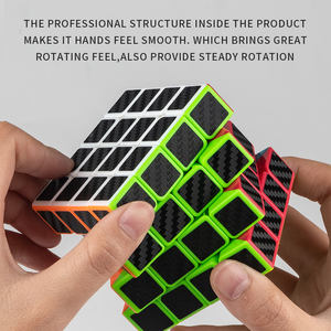 Cubo Mágico de Fibra de Carbono de Alta Rentabilidad, 2x2, 3x3x3, 4x4, 5x5, Pirámide, Hoja, Cubo de Velocidad <span class=keywords><strong>3x3</strong></span>, Rompecabezas para Niños, Juguetes Infantiles - Product Image 4