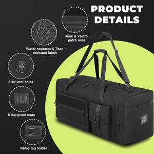 Échantillon gratuit Sac de transport pratique pour patins à glace, grande capacité, sac de sport pour hockey, en polyester et nylon résistant - Product Image 3