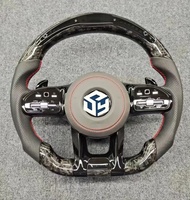 Volant en fibre de carbone forgé sur mesure de haute qualité pour Mercedes Benz W205 W176 W246 W212 Classe A Classe E