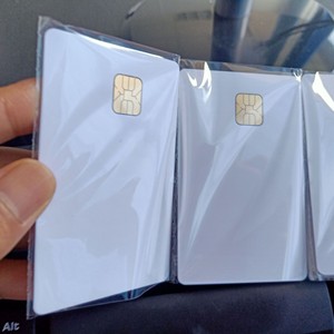 Sle5528 <span class=keywords><strong>Chip</strong></span> Tiếp Xúc Pvc Trắng <span class=keywords><strong>Chip</strong></span> Thẻ Thông Minh IC Khách Sạn Không Tiếp Xúc 4428 Trống - Product Image 2