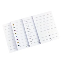 Buku Catatan Checklist Mingguan & Harian 5x7, Lembar Sobek, Lucu, Murah, Untuk Sekolah & Kantor