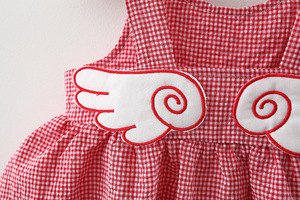 Vente en gros de robes d'été pour bébés, vêtements pour enfants, robes de fée roses pour filles avec ailes, fournisseur chinois - Product Image 6
