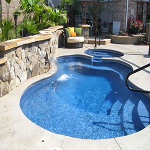 Piscina de fibra de vidrio poliéster exterior - Product Image 5