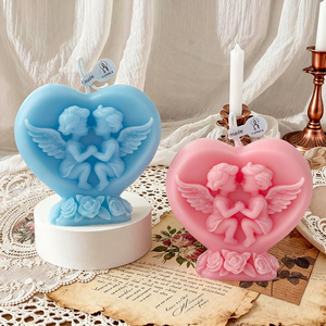 Bougie parfumée en forme de cœur, best-seller 2026, bougie en cire de soja, parfum personnalisé <span class=keywords><strong>pour</strong></span> la chambre à coucher, cadeaux décoratifs <span class=keywords><strong>pour</strong></span> l'emménagement - Product Image 5