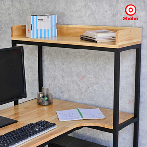 Tavolo da lavoro in legno Premium con cassetti e scaffali moderno per l'home <span class=keywords><strong>Office</strong></span> ideale per uffici e sale studio - Product Image 5