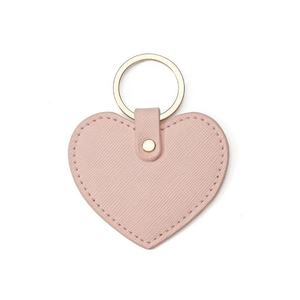 Porte-clés rond en cuir PU personnalisé avec logo populaire, porte-clés en cuir imprimé pour sac, porte-clés en cuir vierge anti-perte - Product Image 4