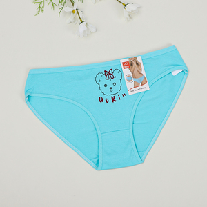 UOKIN Nouvelle arrivée <span class=keywords><strong>Culotte</strong></span> pour adolescentes à imprimé animal mignon <span class=keywords><strong>Culotte</strong></span> taille moyenne à imprimé <span class=keywords><strong>ours</strong></span> blanc pour femmes - Product Image 4