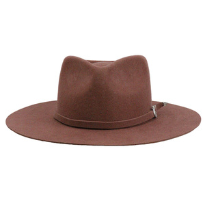 Cappello Fedora in feltro di lana australiana 100% all'ingrosso personalizzato Unisex quattro stagioni festa sportiva formale Casual all'aperto - Product Image 1