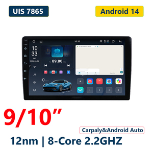 เครื่องเสียงรถยนต์ 2Din Android Stereo 9 นิ้ว ระบบนำทางสากล 32GB 64GB วิทยุ FM หน้าจอสัมผัส เครื่องเล่น DVD มัลติมีเดีย Carplay - Product Image 1