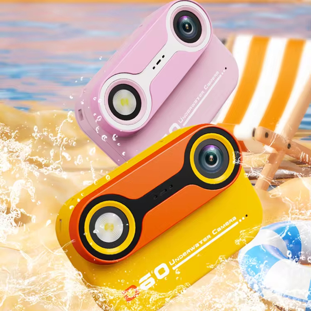New Arrival Underwater 3m Waterproof Digital Video Camera Cartoon Cute Swimming Pool Underwater Video Camera for Children