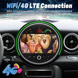 Pantalla Android 12 de 9 Pulgadas y 256 GB para BMW Mini R56 2007-2010, Radio para Auto, Navegación, Carplay Inalámbrico, GPS, WIFI, Video, Estéreo, Multimedia - Product Image 6