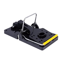 Piège à souris classique en gros, réutilisable, portable, accessoires sans poison, contrôle des animaux, support en plastique