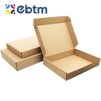 Boîtes d'expédition en carton ondulé personnalisées écologiques avec logo, vente en gros