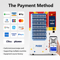 Distributeur automatique de cartes à collectionner et de produits TCG avec système de paiement multiple