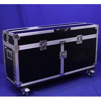KKMARK Flight case MA Pupitre D'éclairage Cabinrt modèle Avec Aile pc et Moniteur