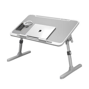 Table d'appoint portable en MDF réglable en hauteur pour <span class=keywords><strong>lit</strong></span>, <span class=keywords><strong>bureau</strong></span>, ordinateur portable, table paresseuse, table de baie vitrée, pliable, petite, de type panneau, rétractable - Product Image 1