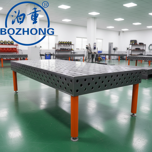 中国製高品質D16/D28シリーズ鋼鋳鉄製2D/3D溶接テーブル（溶接テーブルクランプと溶接治具付き） - Product Image 1